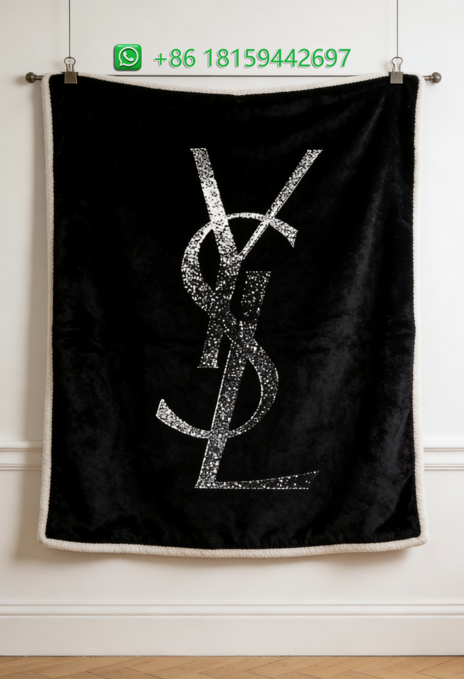 Yves Saint Laurent Throw Blankets